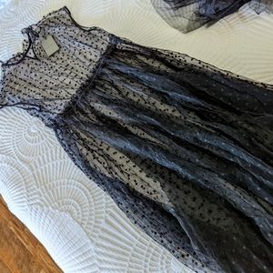 All Saints "Arya" Dress in Black. Size 6.